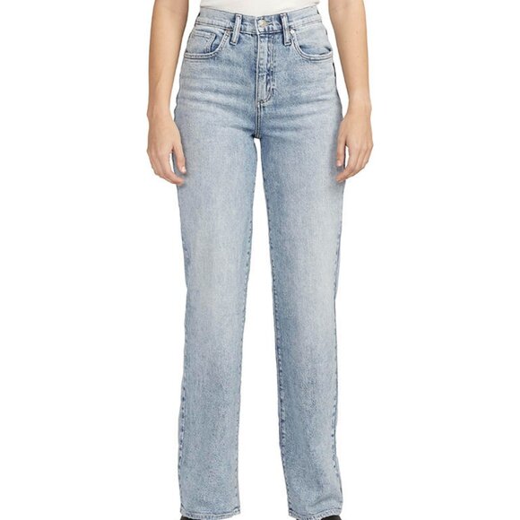 NWT Silver Jeans High Rise Highly Desirable Trouser In Indigo 33 Inch - Picture 1 of 6